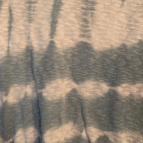Anthropologie Left of Center Fela Tie Dye Waffle Knit Tunic Tee Size Small - Picture 6 of 7